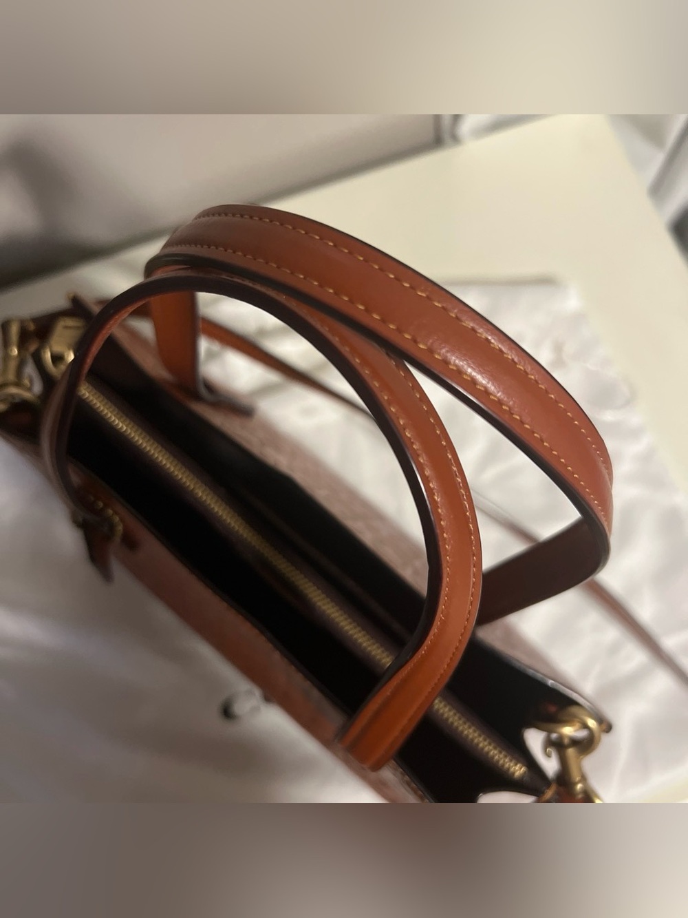 Coach Charlie Carryall 28 in Signature Leather - Picture 5 of 8